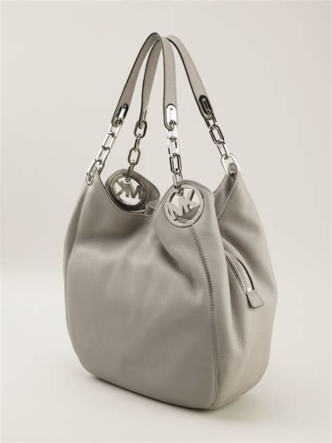 grey handbags michael kors|grey michael kors shoulder bag.